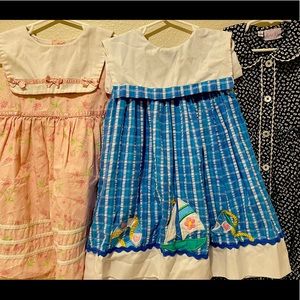 BUNDLE   Vintage girls dresses (SIZE 5)